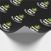 Papier Cadeau Vera Cool Funny Aloe Vera Pun Dark BG (Coin)