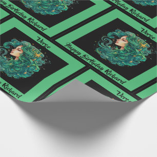 Papier Cadeau Vergo Ajouter un nom Anniversaire Horoscope Cadeau