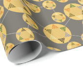 Papier Cadeau Vérificateurs chinois (Coin rond)