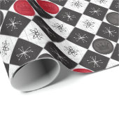 Papier Cadeau Vérificateurs de l'âge atomique (Coin rond)