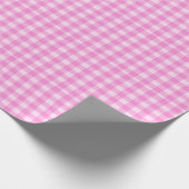 Papier Cadeau Vérificateurs roses (Coin)