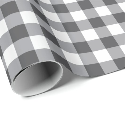 Papier Cadeau Vérification classique (Coin rond)