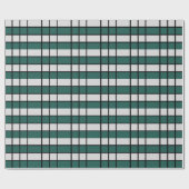 Papier Cadeau Vérifié Gris Sarcelle Noir  (Plat)