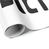 Papier Cadeau Véritable adepte du crime (Coin rond)