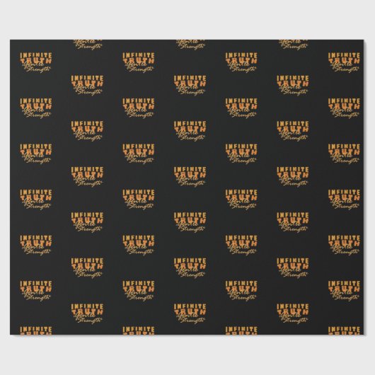 Papier cadeau Vérité Infinie, Douce Force  (Plat)
