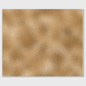 Papier Cadeau Verre abstrait doré riche (Plat)