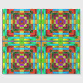 Papier Cadeau Verre collé Art 3 Papier à envelopper (Plat)