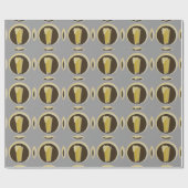 Papier Cadeau Verre de bière (Plat)