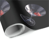 Papier Cadeau Verre de dés (Coin rond)