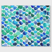 Papier Cadeau Verre marin (Plat)