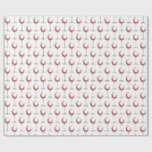 Papier Cadeau Verre rouge moderne Motif Cadeau (Plat)