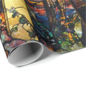 Papier Cadeau Verre souillé de nouveau d'art (Coin rond)