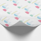 Papier Cadeau Verrerie de chimie (Coin)