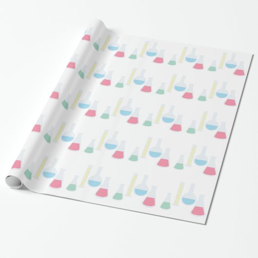 Papier Cadeau Verrerie de chimie (Déroulé)