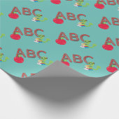Papier Cadeau Vers de livre ABC (Coin)