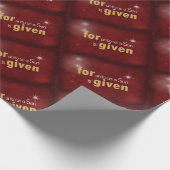 Papier Cadeau verset inspirant de la Bible de Noël (Coin)