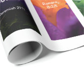 Papier Cadeau Versets bibliques chrétiennes modernes (Coin rond)