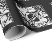 Papier Cadeau Versez le café ! blanc (Coin rond)