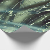 Papier Cadeau Vert à gris foncé (Coin)