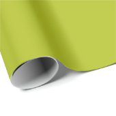 Papier Cadeau Vert acide - Noir vert (Coin rond)