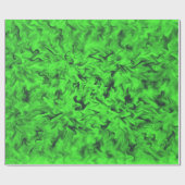 Papier Cadeau Vert ardent (Plat)