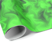 Papier Cadeau Vert ardent (Coin rond)