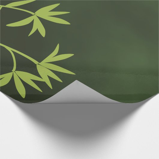 Papier Cadeau Vert bambou (Coin)