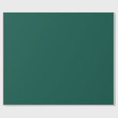 Papier Cadeau Vert bleu (roue couleur) Vert profond de la mer (Plat)