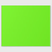 Papier Cadeau Vert brillant (couleur pleine) (Plat)