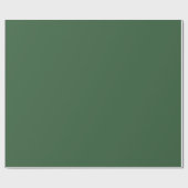 Papier Cadeau Vert chasseur (Plat)