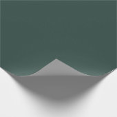 Papier Cadeau Vert Chasseur Uni (Coin)