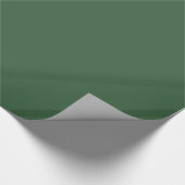 Papier Cadeau Vert Chasseur Uni (Coin)