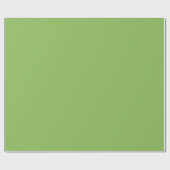 Papier Cadeau Vert chou solide (Plat)