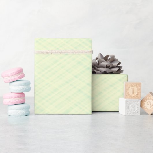 Papier Cadeau Vert clair texturé. (Baby Shower)