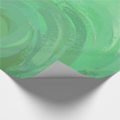 Papier Cadeau Vert crème émeraude (Coin)
