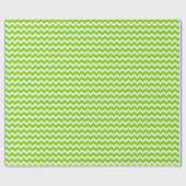 Papier Cadeau Vert de chaux Chevron (Plat)