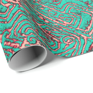Papier Cadeau Vert de cuivre de Huyuco
