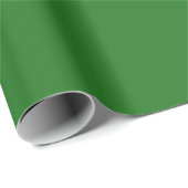 Papier Cadeau Vert de fête (Coin rond)