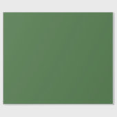 Papier Cadeau Vert de Noël (Plat)