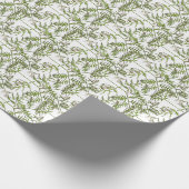 Papier Cadeau vert de printemps (Coin)