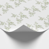 Papier Cadeau vert de printemps (Coin)