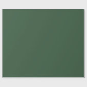 Papier Cadeau Vert émeraude foncé uni (Plat)