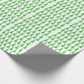 Papier Cadeau Vert et blanc Bong la conception par le (Coin)