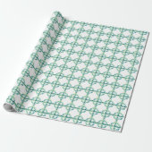 Papier Cadeau Vert et bleu (Déroulé)
