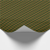 Papier Cadeau Vert et or (Coin)