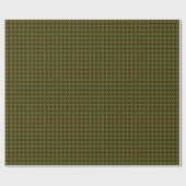Papier Cadeau Vert et or (Plat)