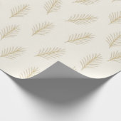 Papier Cadeau Vert Éternel Doré (Coin)