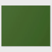 Papier Cadeau Vert foncé  (Plat)
