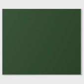 Papier Cadeau Vert foncé minimal (Plat)