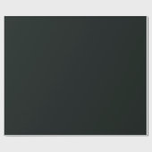 Papier Cadeau Vert foncé uni couleur pleine (Plat)